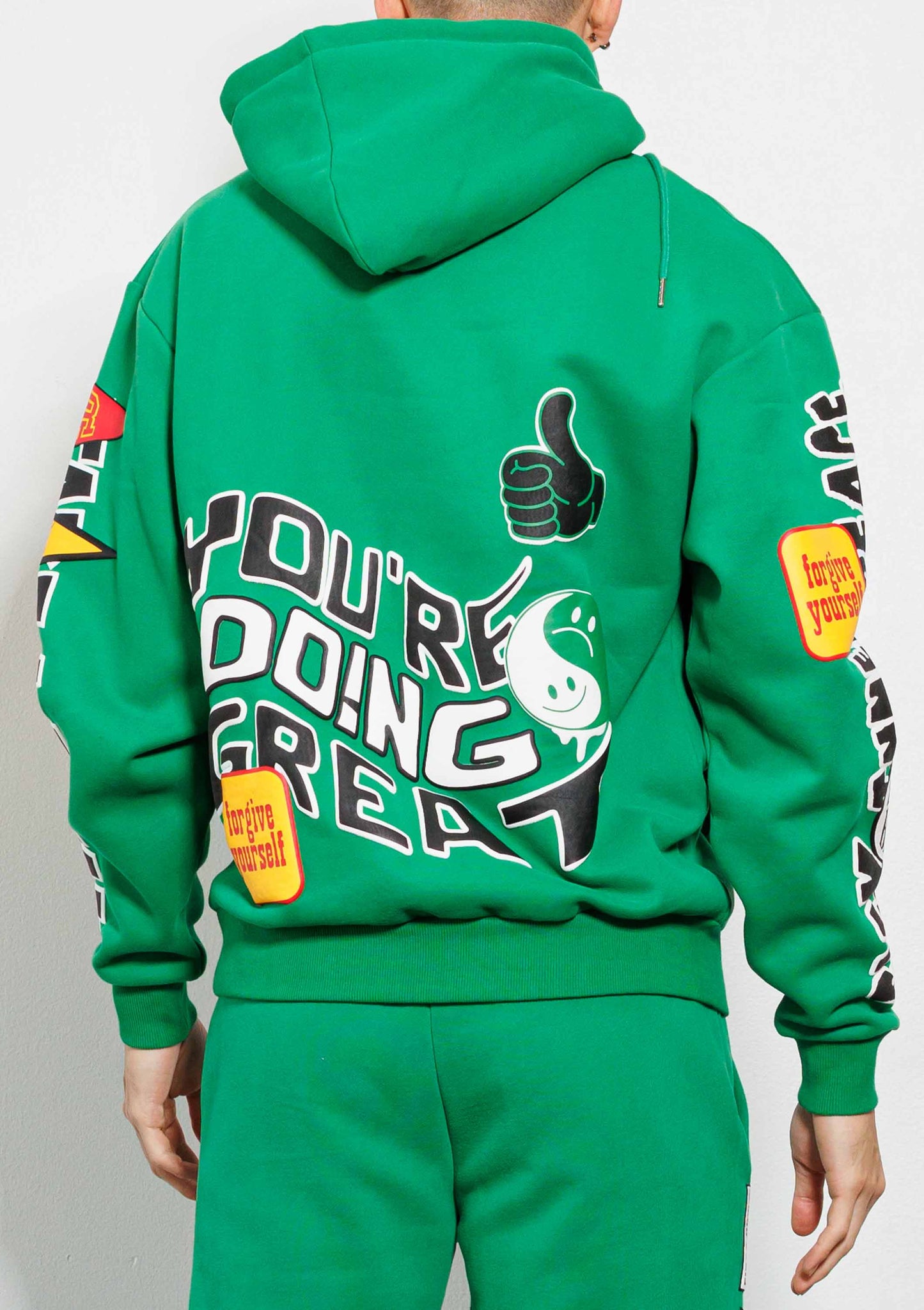 SPRING BREAK CHENILE PATCH GRAPHIC HOODIE