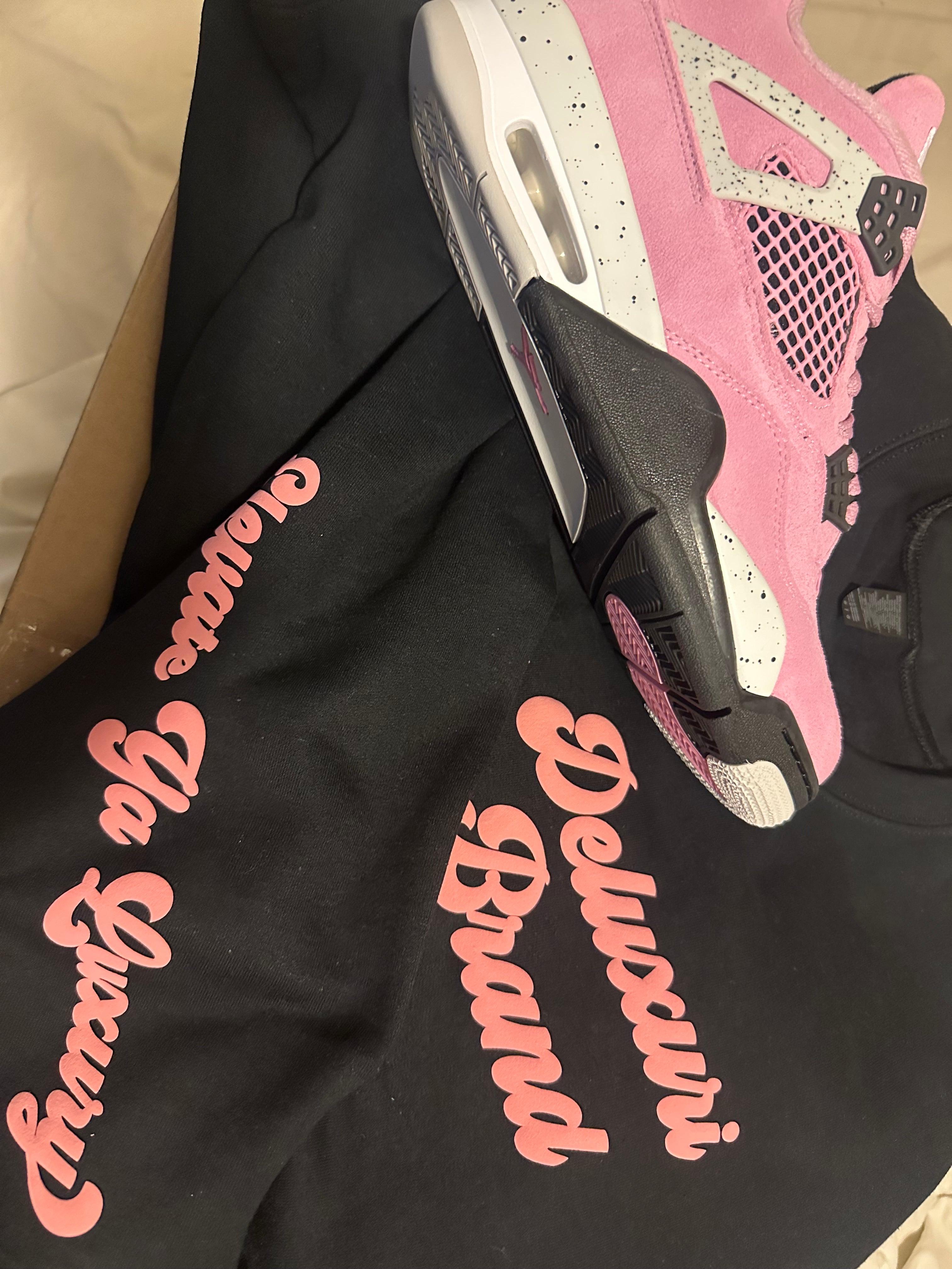 CUSTOM Pocket & Sleeve Embossed Puff Print Unisex Sweatshirt