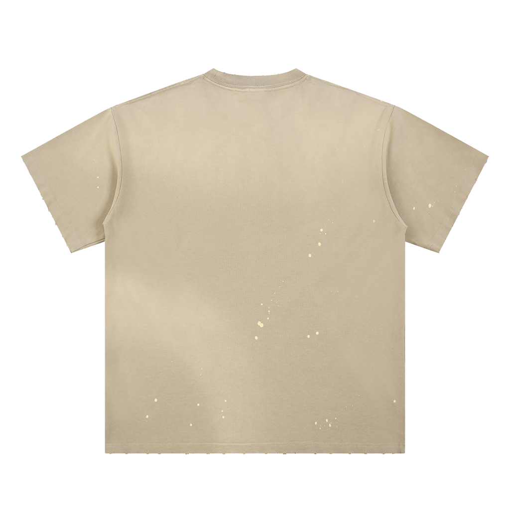 Deluxuri Sunfade Paint Splatter T-Shirt