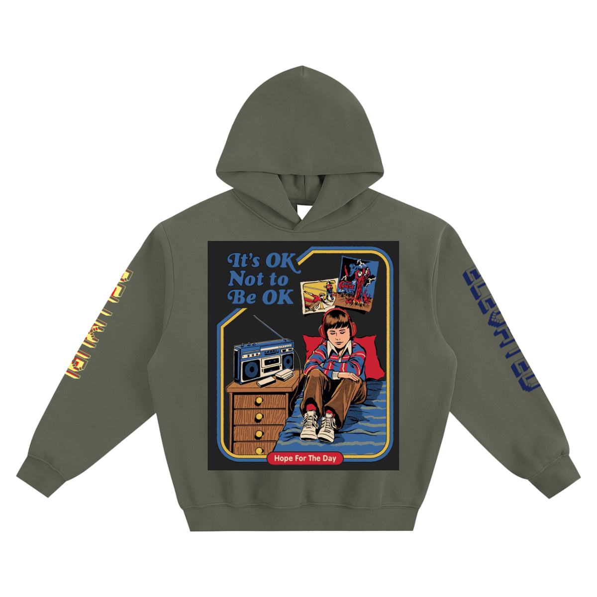 Fleeced Boxy Hoodie