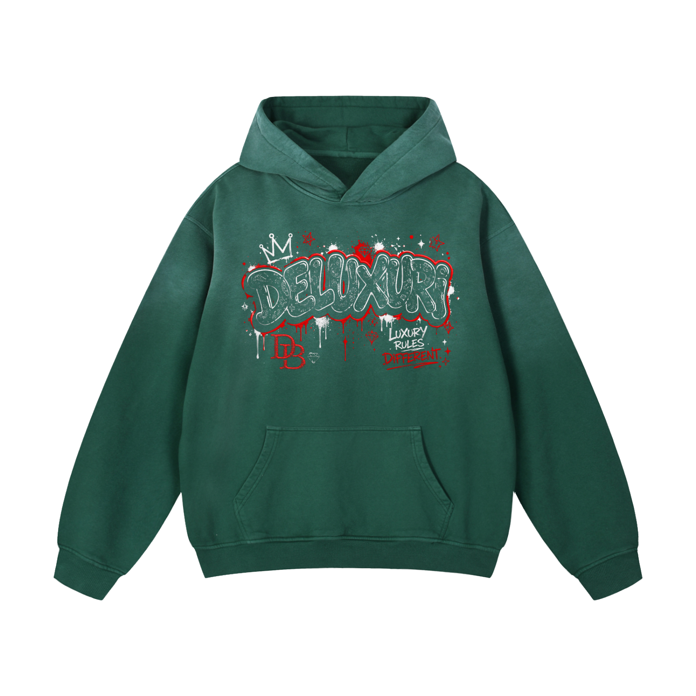Deluxuri Sunfade Oversized Hoodie