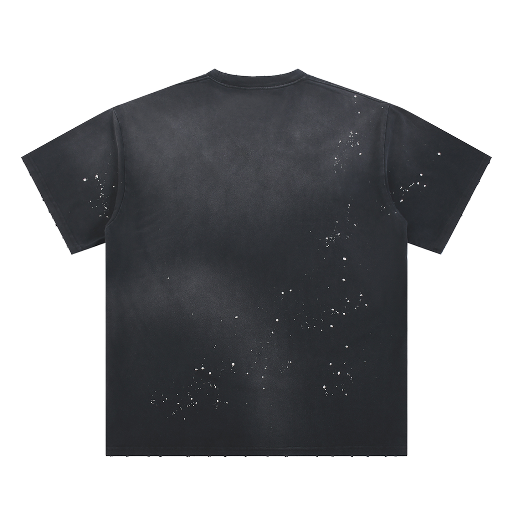 Deluxuri Sunfade Paint Splatter T-Shirt