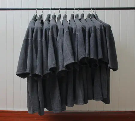 Personalized 12 Acid Washed DTF+Puff Print T-Shirts (As Discussed)