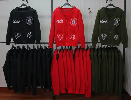 Personalized 30 Knitted Cardigan Sweaters (As Discussed)