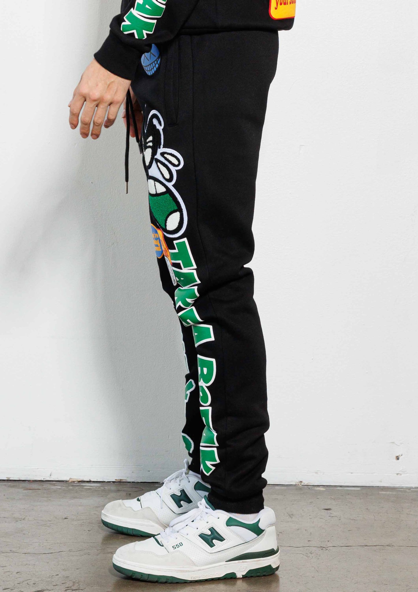 SPRING BREAK CHENILE PATCH GRAPHIC  JOGGER