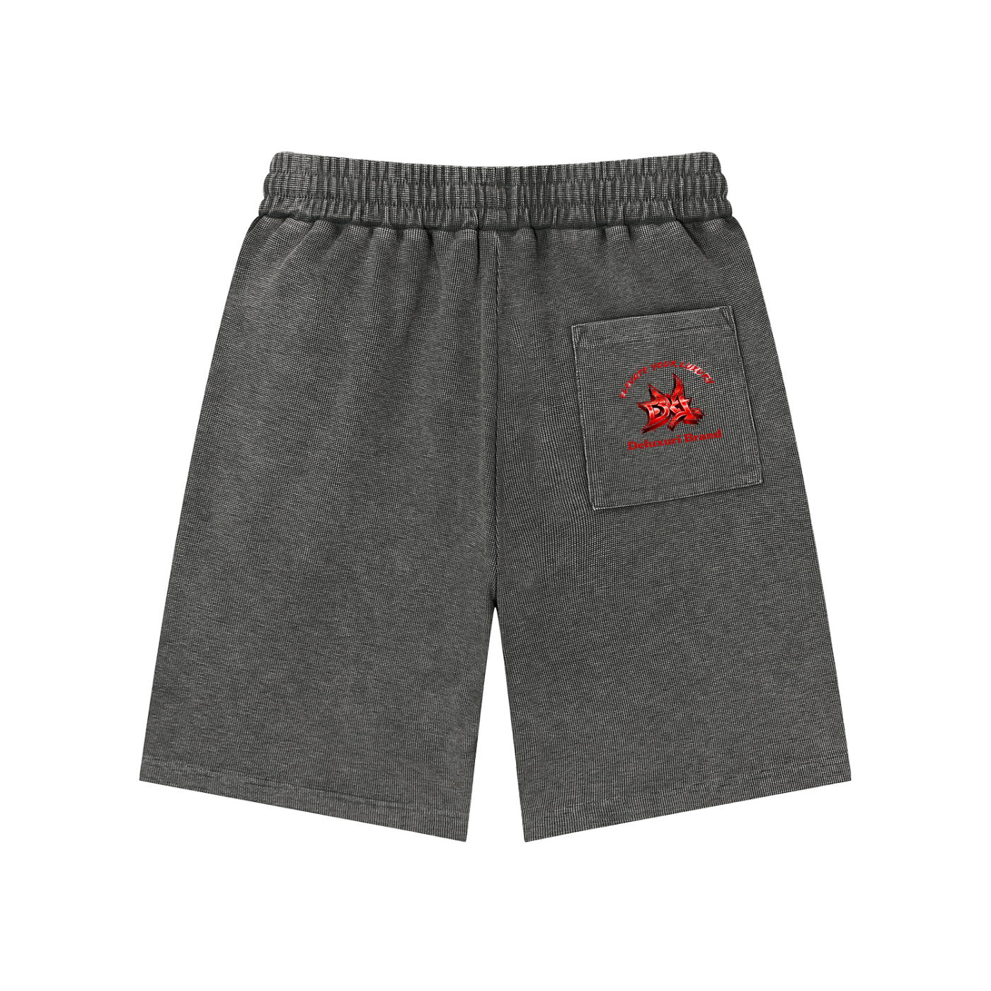 Mineral Wash Waffle Knit Shorts