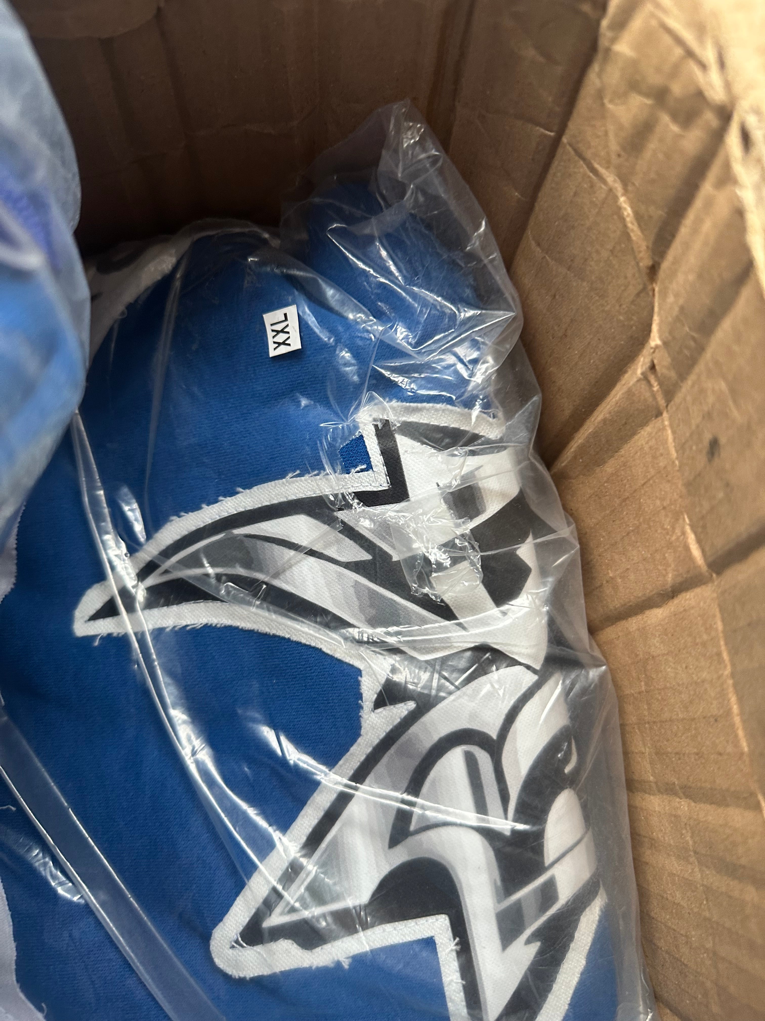 Deluxuri distressed patched sweatsuits
