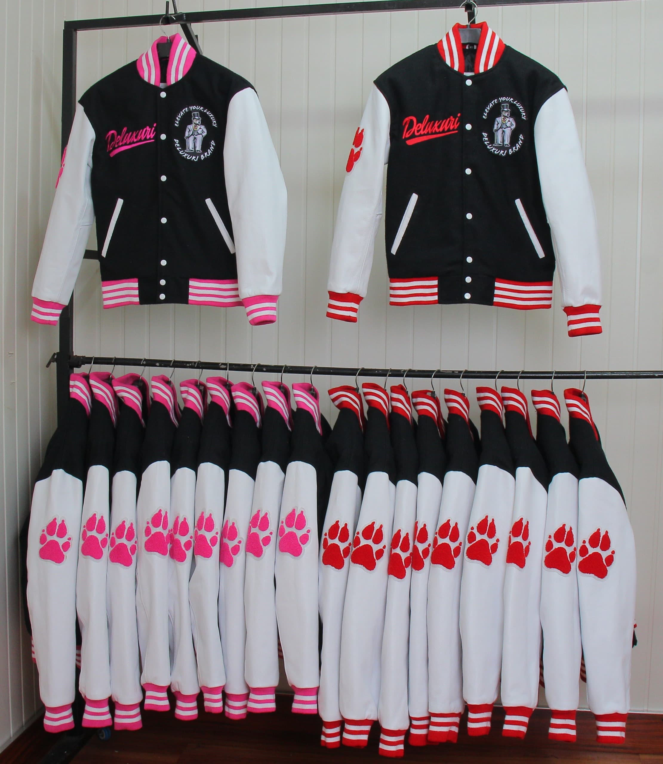 Personalized 20 Wool Leather Embroidered Varsity Jackets (As Discussed)