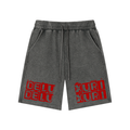 Mineral Wash Waffle Knit Shorts