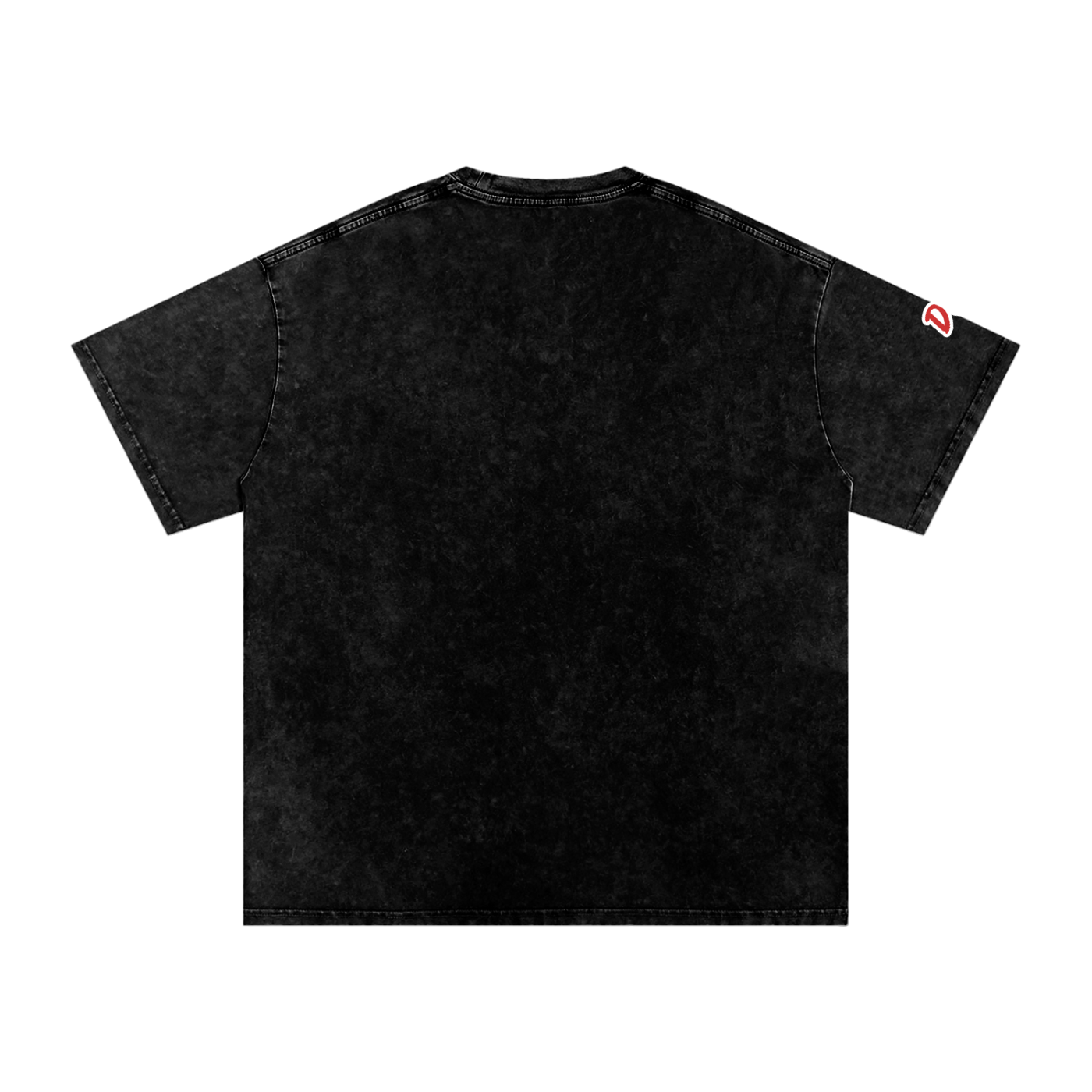 Deluxuri Snow Washed Oversized Cotton T-Shirt