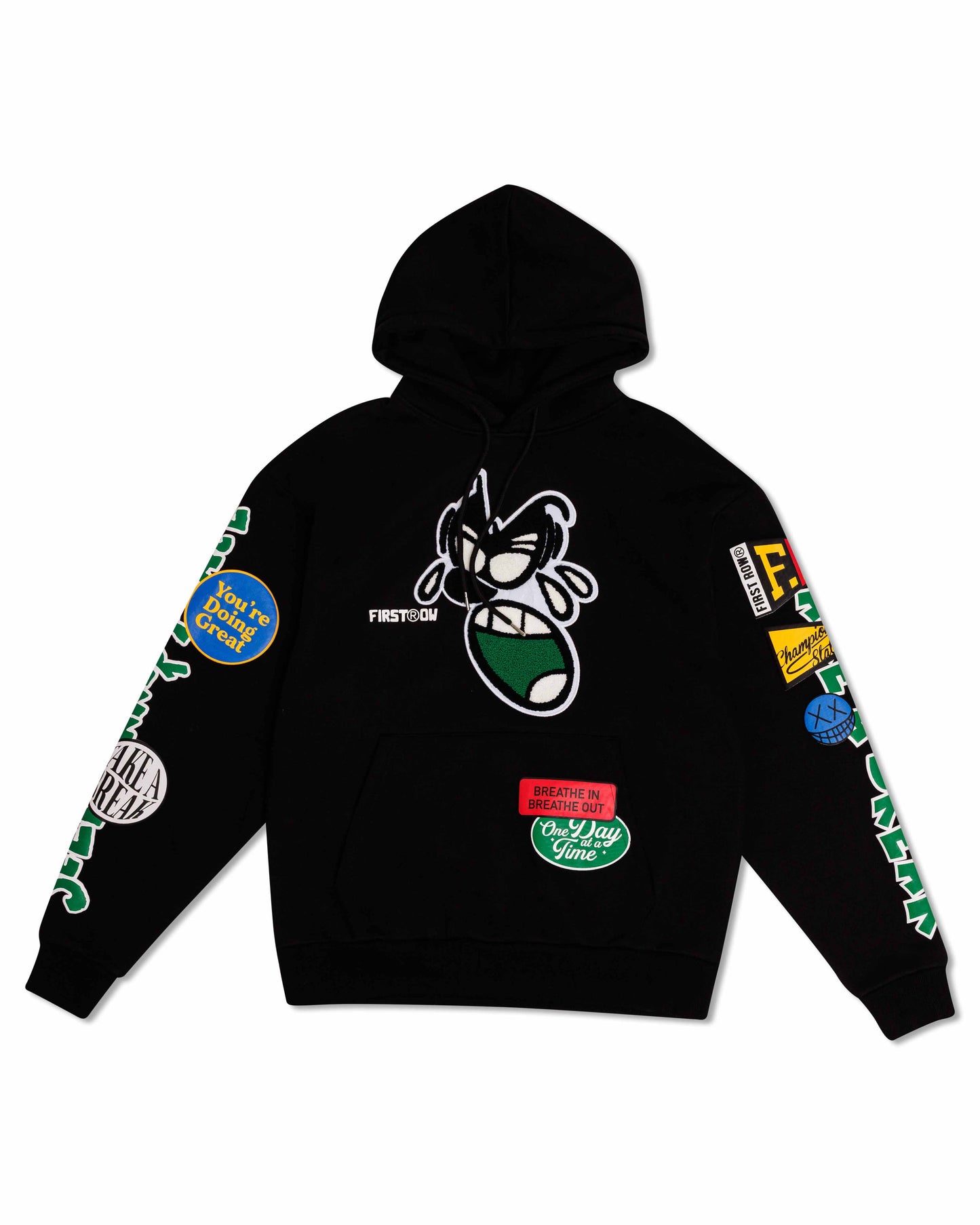 SPRING BREAK CHENILE PATCH GRAPHIC HOODIE