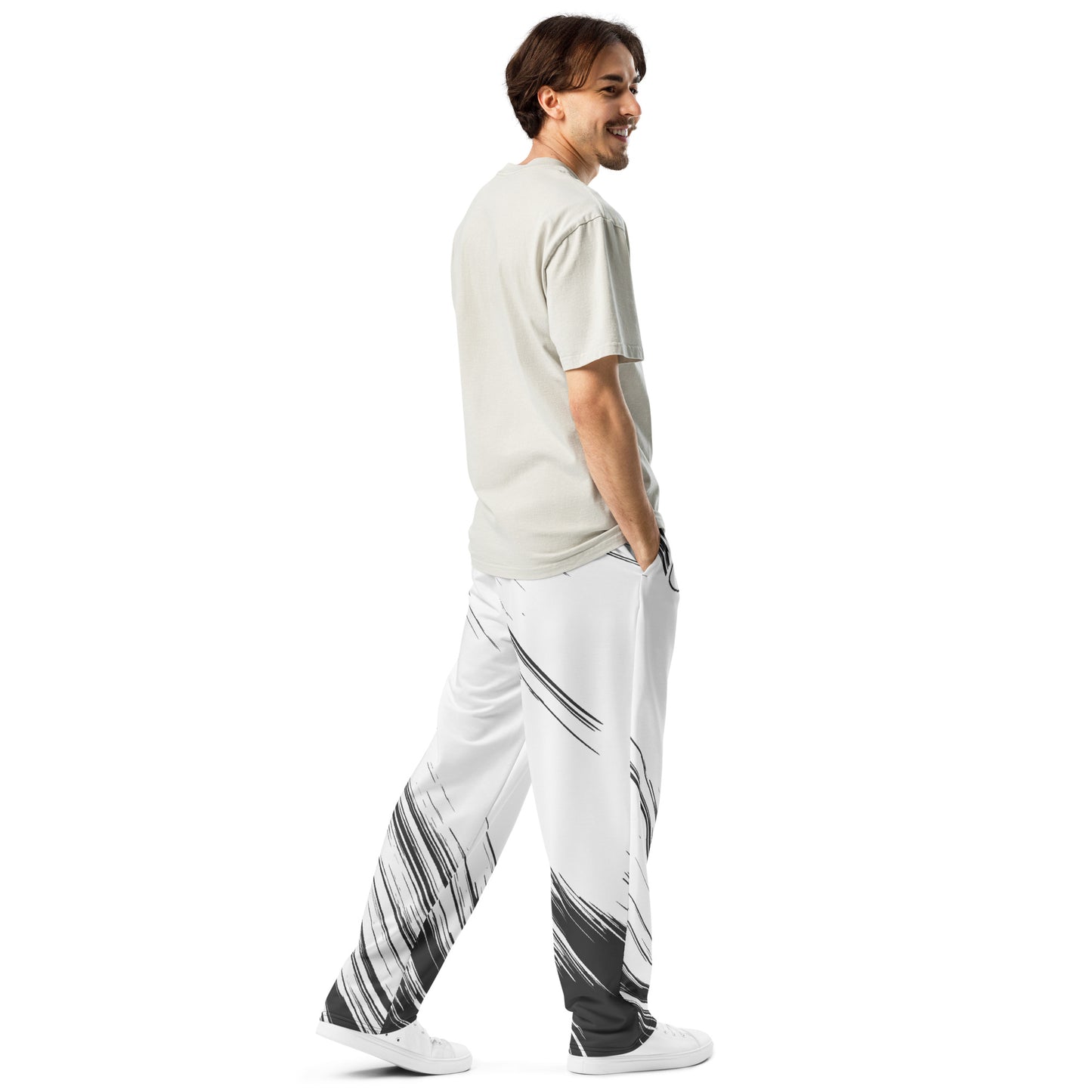 Wide-leg joggers