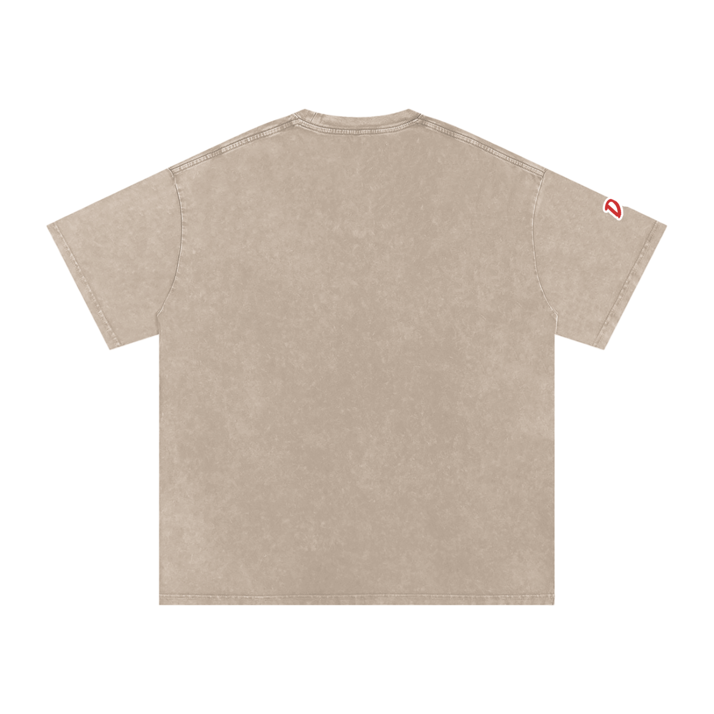 Deluxuri Snow Washed Oversized Cotton T-Shirt