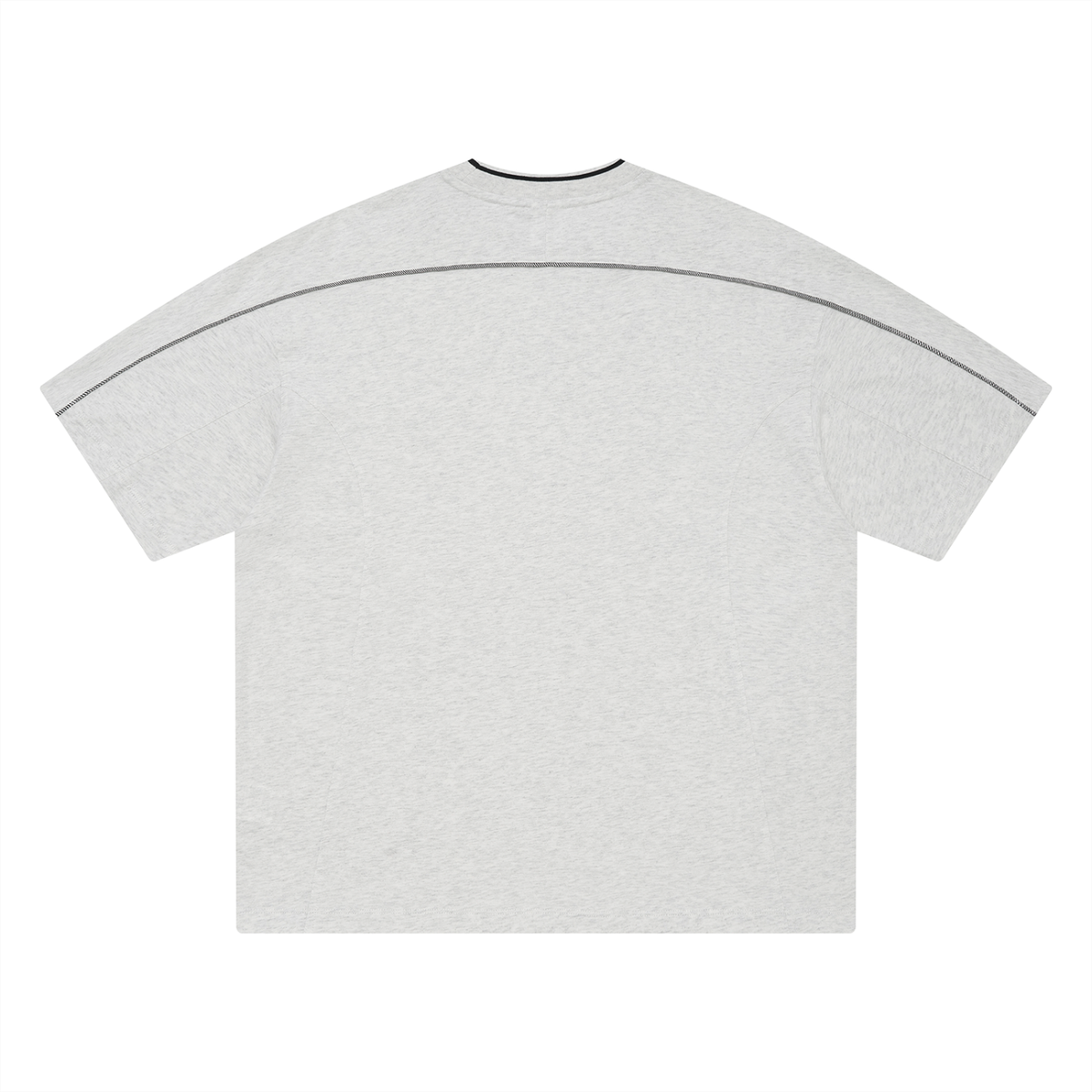 Deluxuri Oversized Contrast Tape T-Shirt