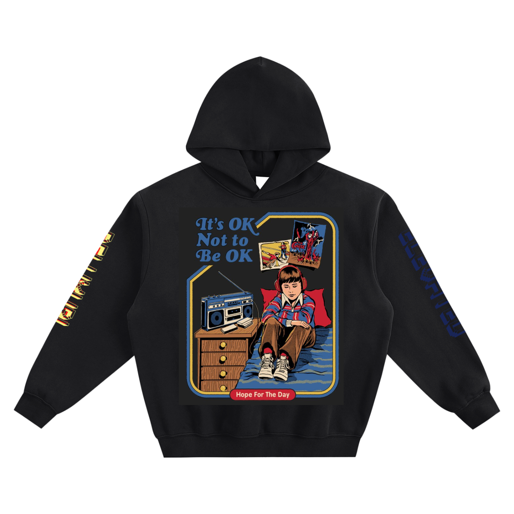 Fleeced Boxy Hoodie