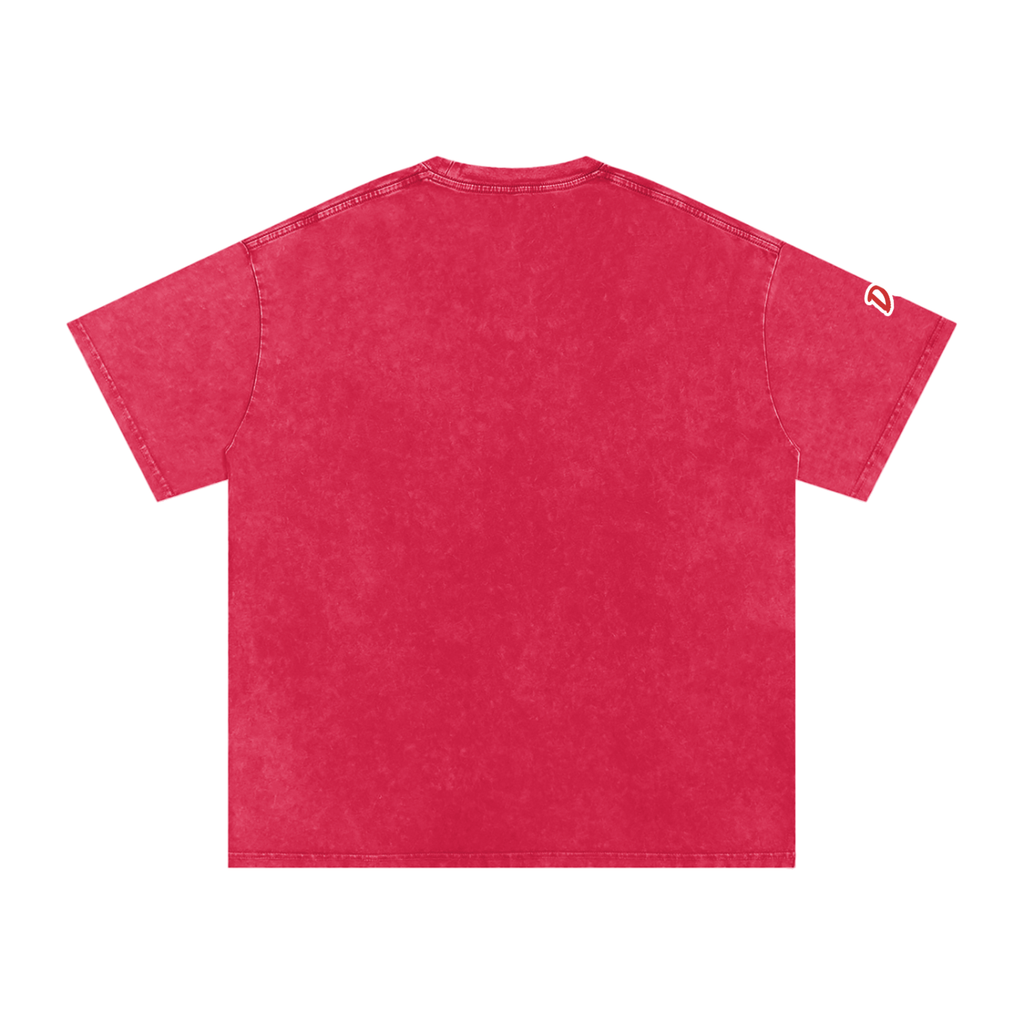 Deluxuri Snow Washed Oversized Cotton T-Shirt