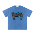 Deluxuri Snow Washed Oversized Cotton T-Shirt
