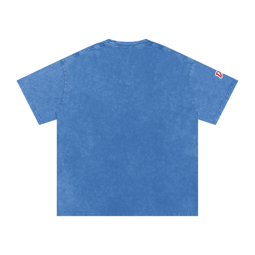 Deluxuri Snow Washed Oversized Cotton T-Shirt