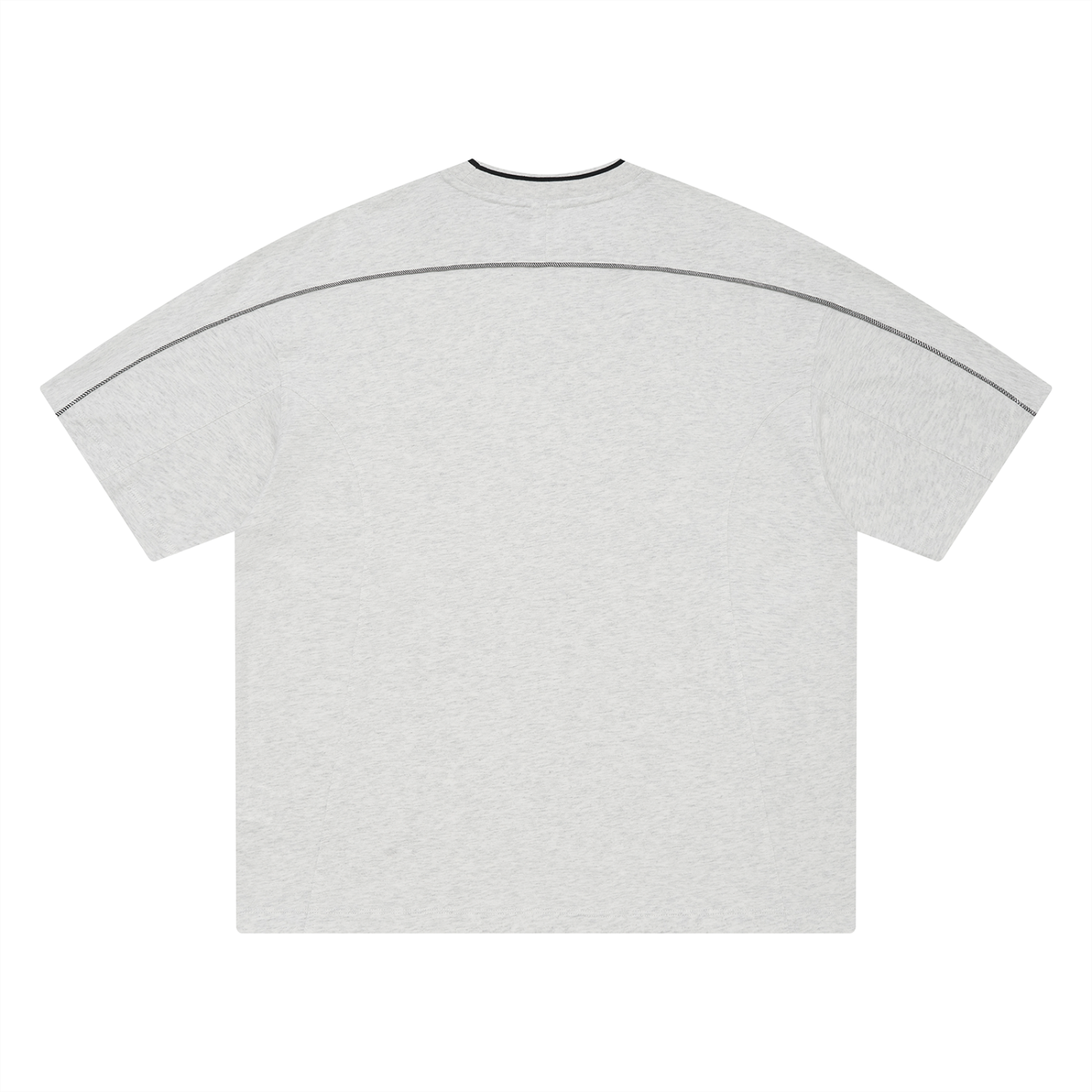 Deluxuri Oversized Contrast Tape T-Shirt