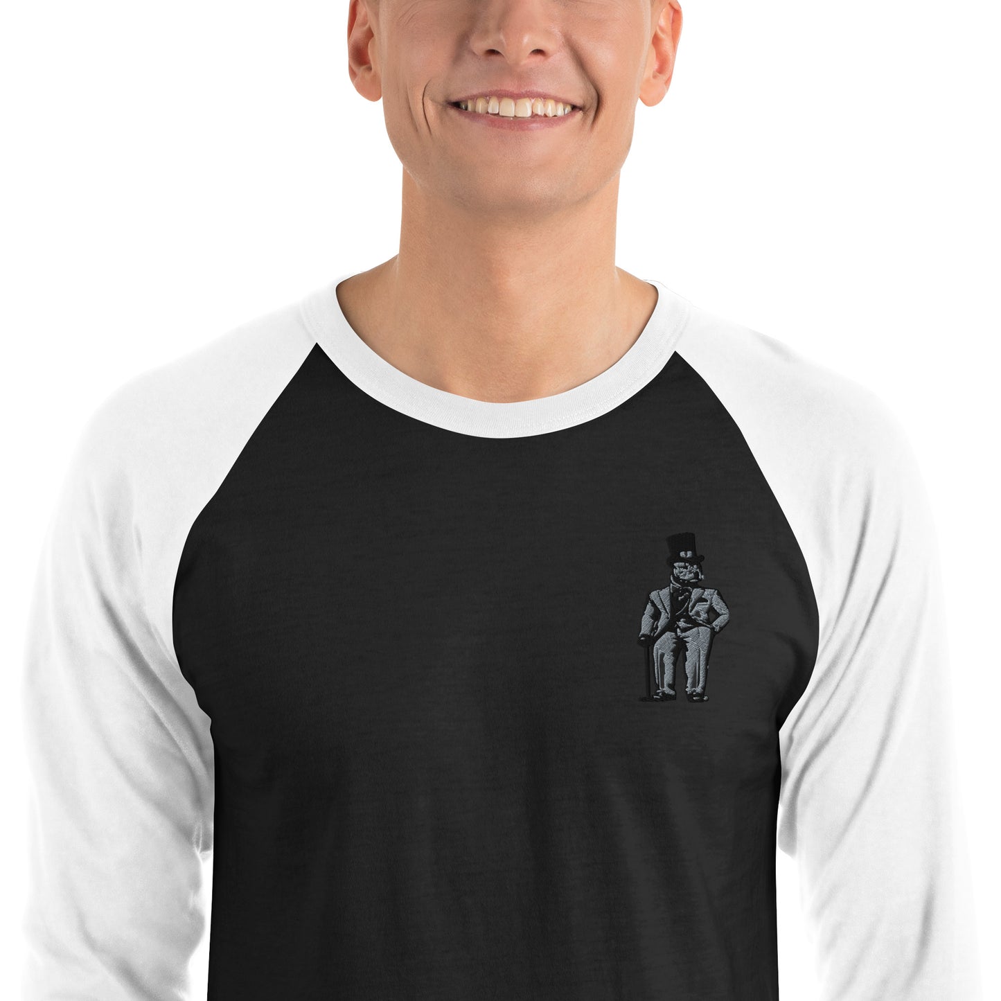 3/4 sleeve raglan shirt