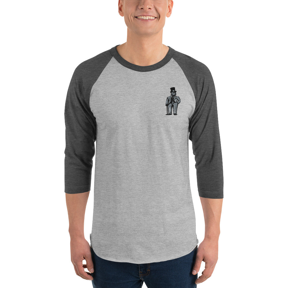 3/4 sleeve raglan shirt