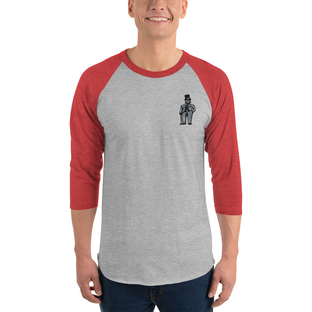 3/4 sleeve raglan shirt