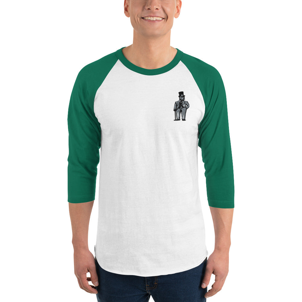 3/4 sleeve raglan shirt